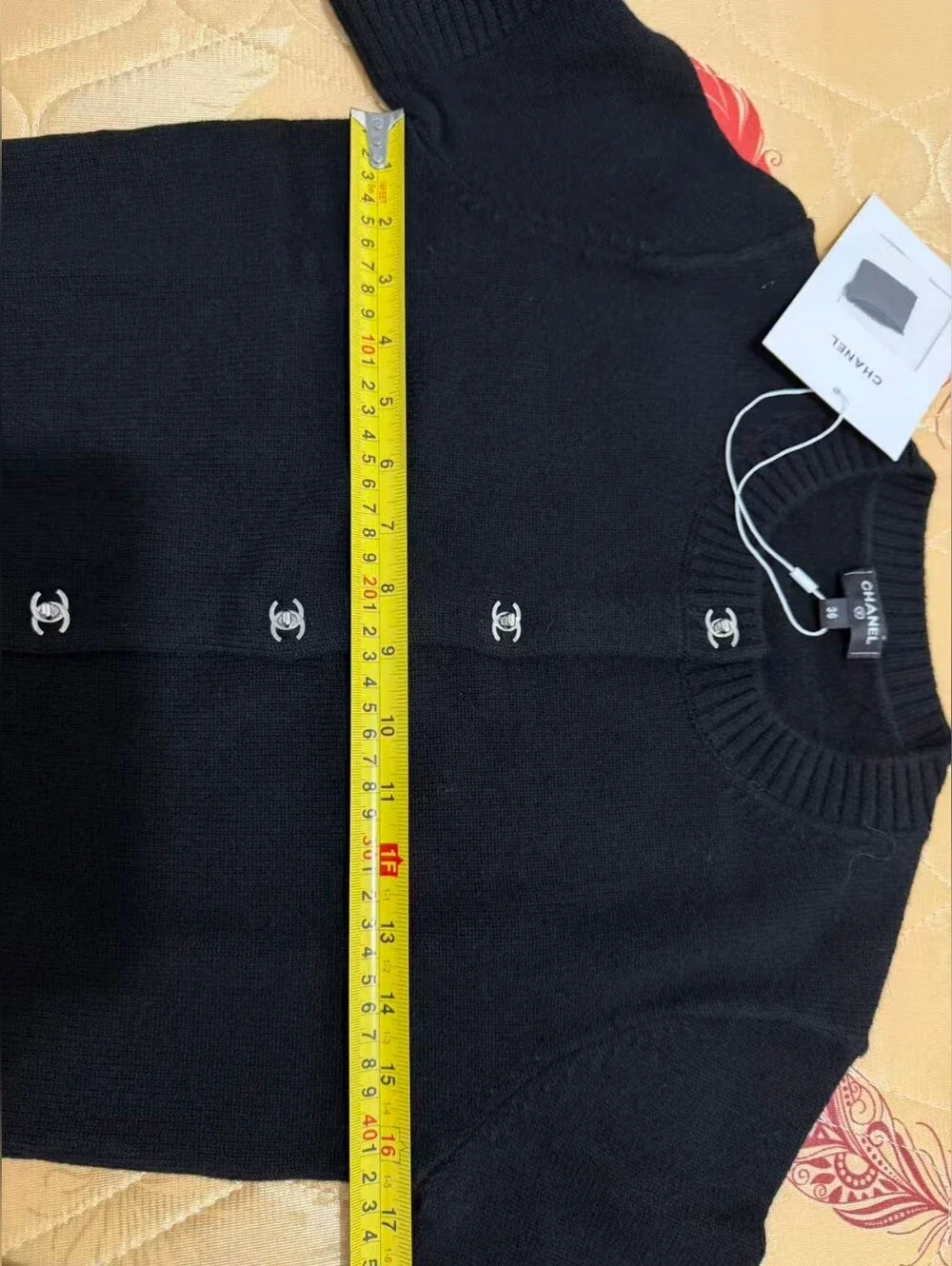 Chanel Black Knit Cardigan